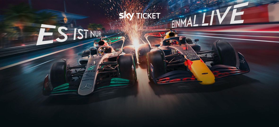 Streame die Formel 1 live mit Sky Ticket